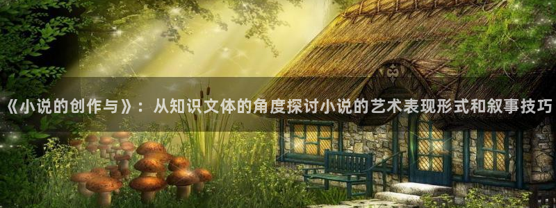 久久全本小说下载：《小说的创作与》：从知识文体的角度探讨小说的艺术表现形式和叙事技巧